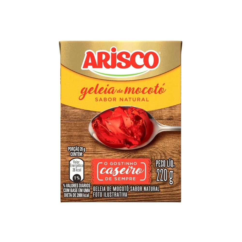 GELEIA MOCOTO ARISCO 220G NATURAL TP