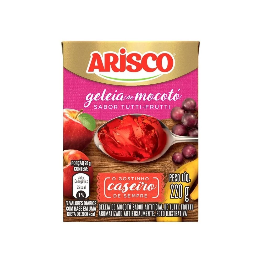 GELEIA MOCOTO ARISCO 220G TUTTI-FRUTTI TP