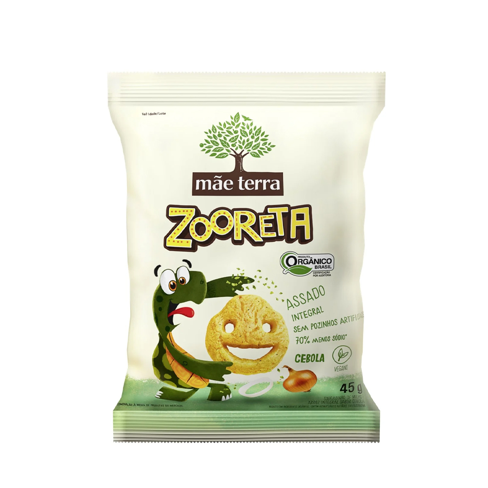 SALGAD DE MILHO MAE TERRA 45G CEBOLA E SALSA