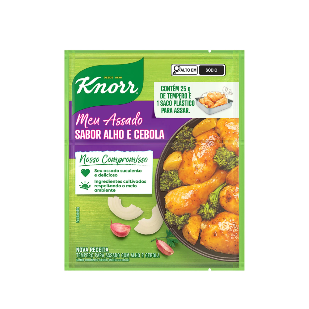 TEM PO KNORR 25G ALHO E CEBOLA MEU ASSADO
