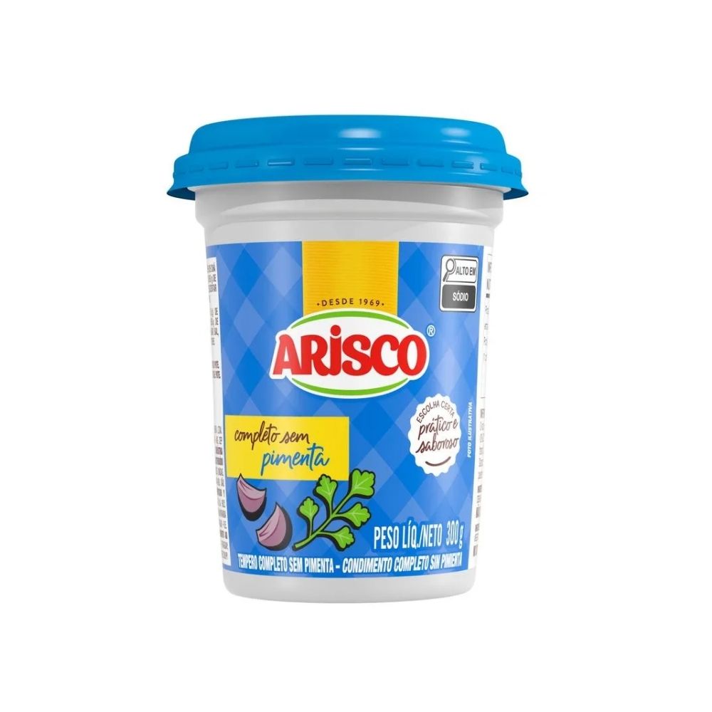 TEMP ARISCO 300G COMPLETO S/PIMENTA