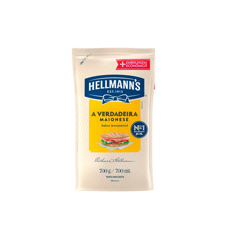 MAIONESE HELLMANNS 700G DOYPACK