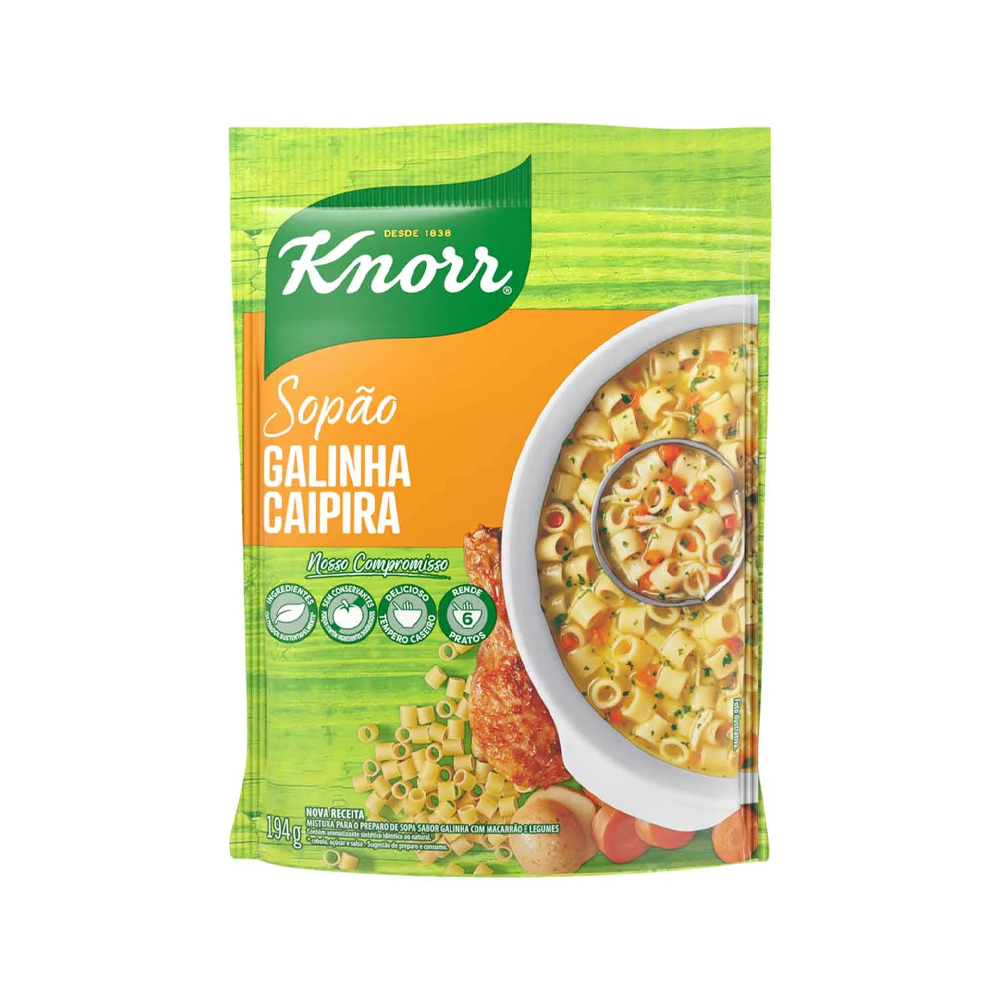 SOPAO KNORR 194G GALINHA CAIPIRA