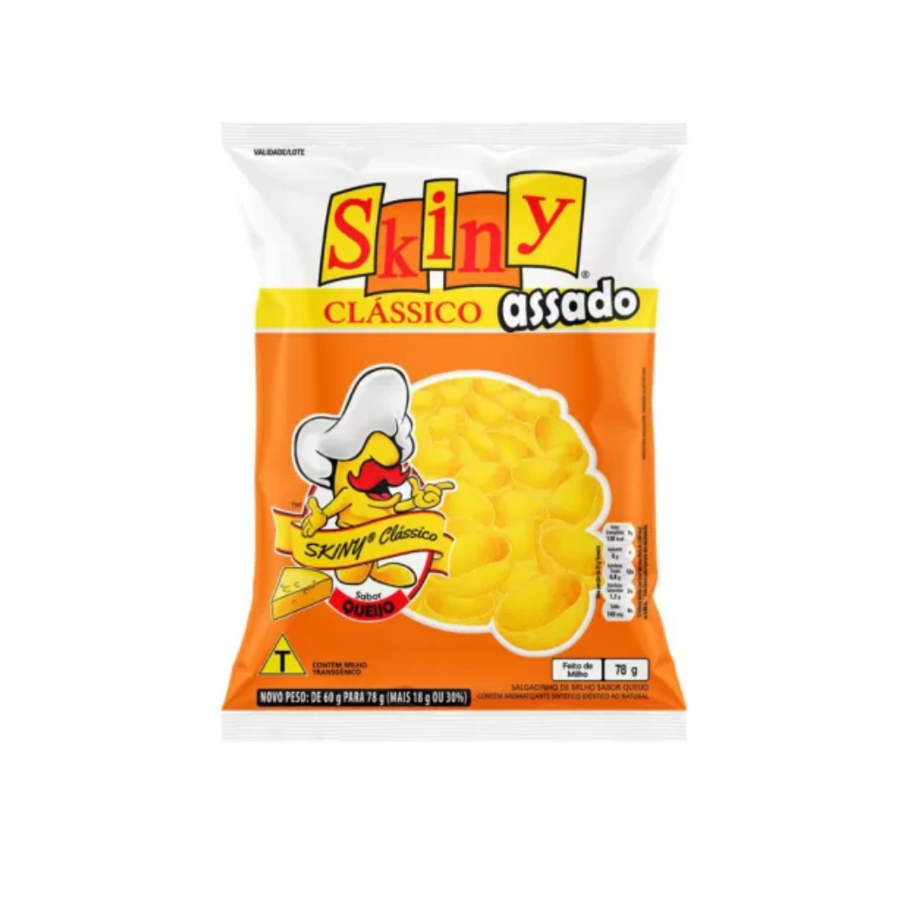 BISCOITO SKINY 35G QUEIJO