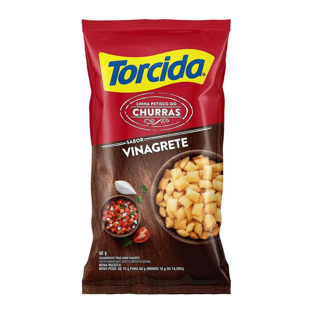BISCOITO TORCIDA 60G VINAGRETE