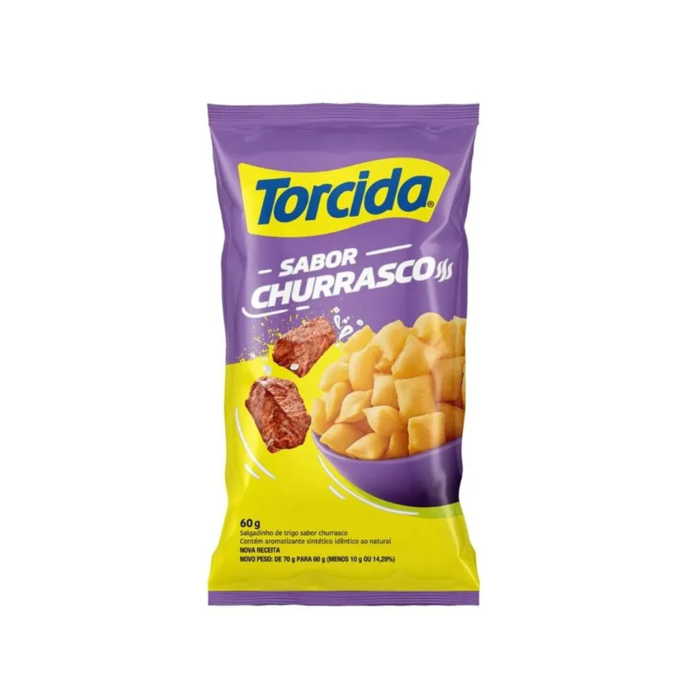 BISCOITO TORCIDA 60G CHURRASCO