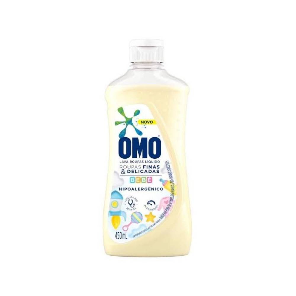LAVA ROUPAS OMO 450ML DELICADA BABY