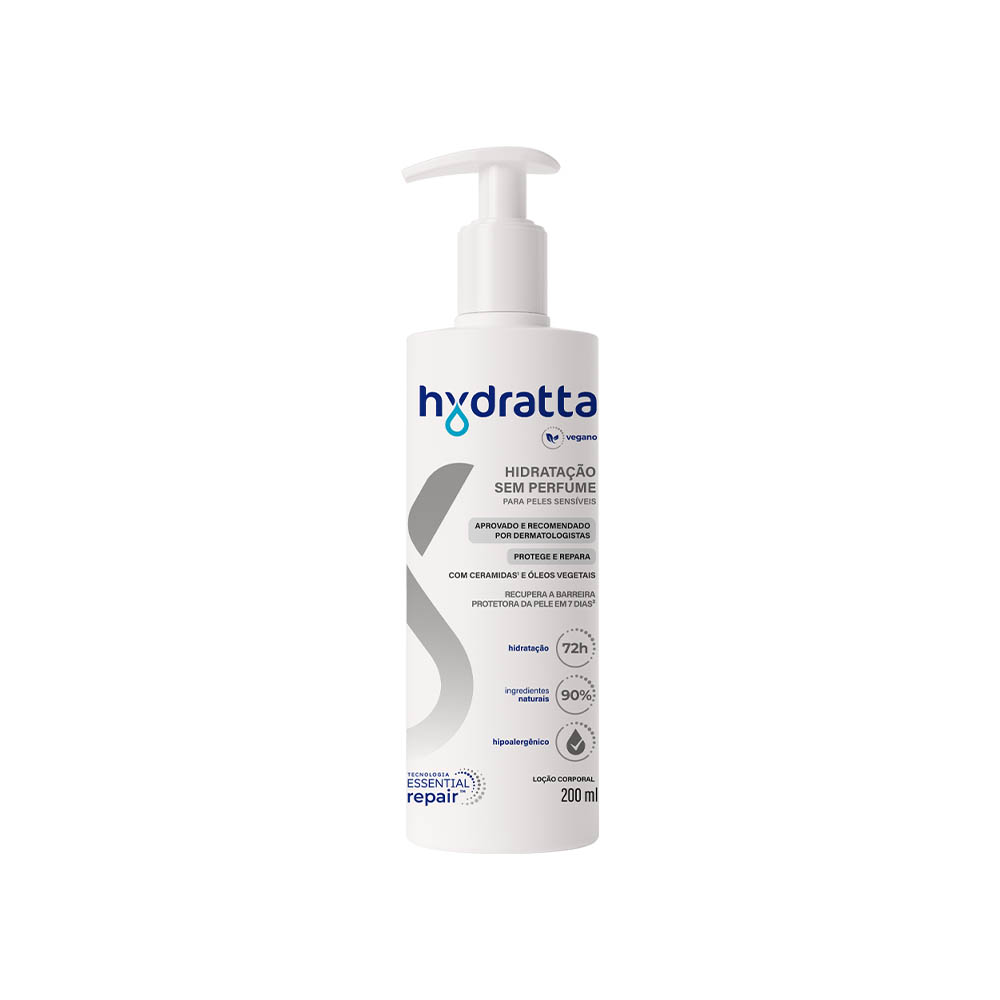 LOCAO CORPORAL HYDRATTA 200ML SEM PERFUM