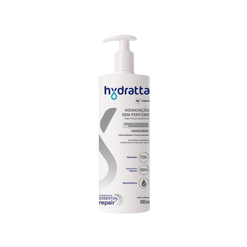LOCAO CORPORAL HYDRATTA 400ML SEM PERFUM