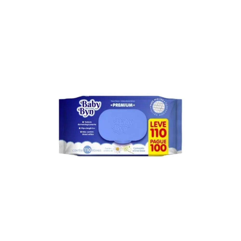 TOALHA UMEDECIDA BABY BYN PREM L110 P100