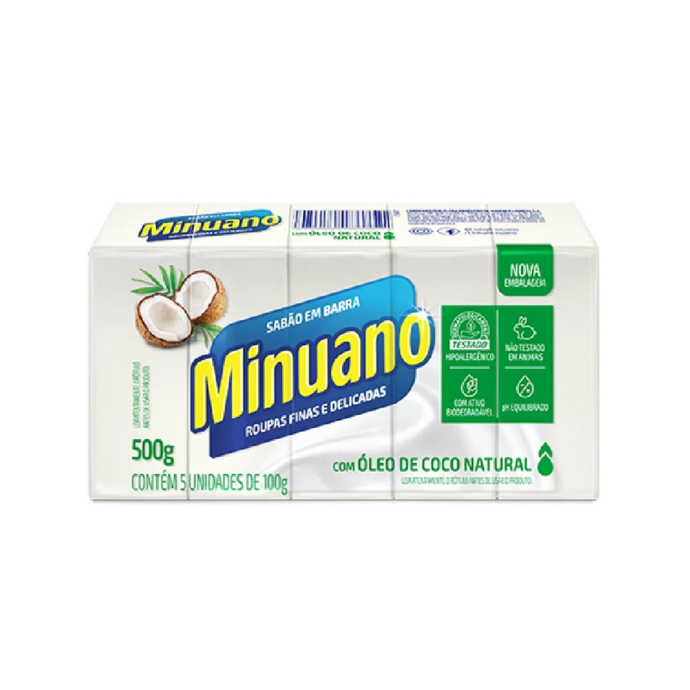 SABAO BARRA MINUANO 500G  PURO COCO