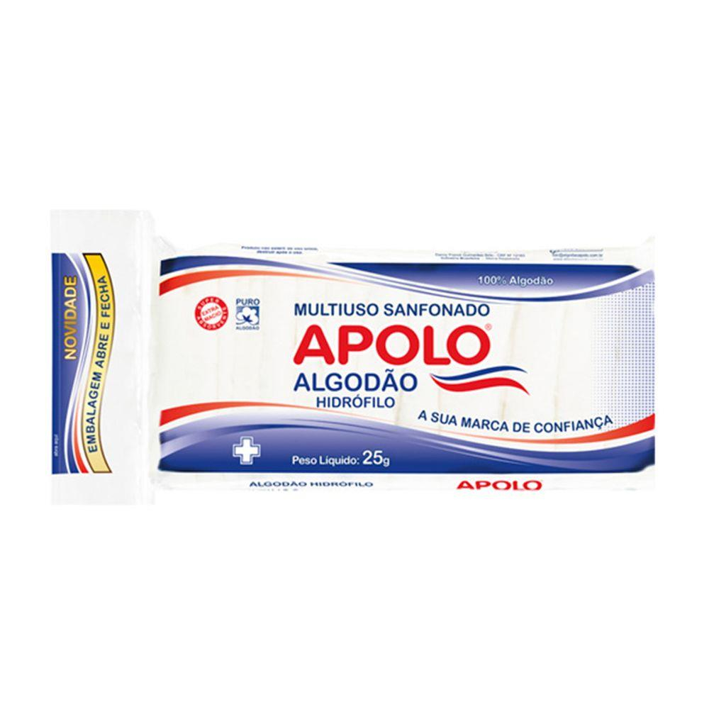 ALGODAO APOLO MULTIUSO 25G ZIP LOCK