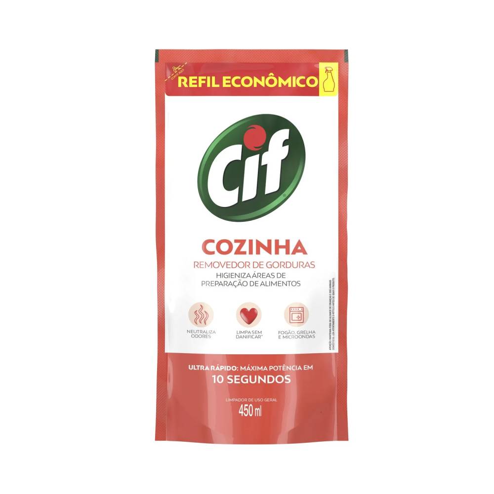 LIMP CIF 450ML DESENG COZINHA REFIL ECON