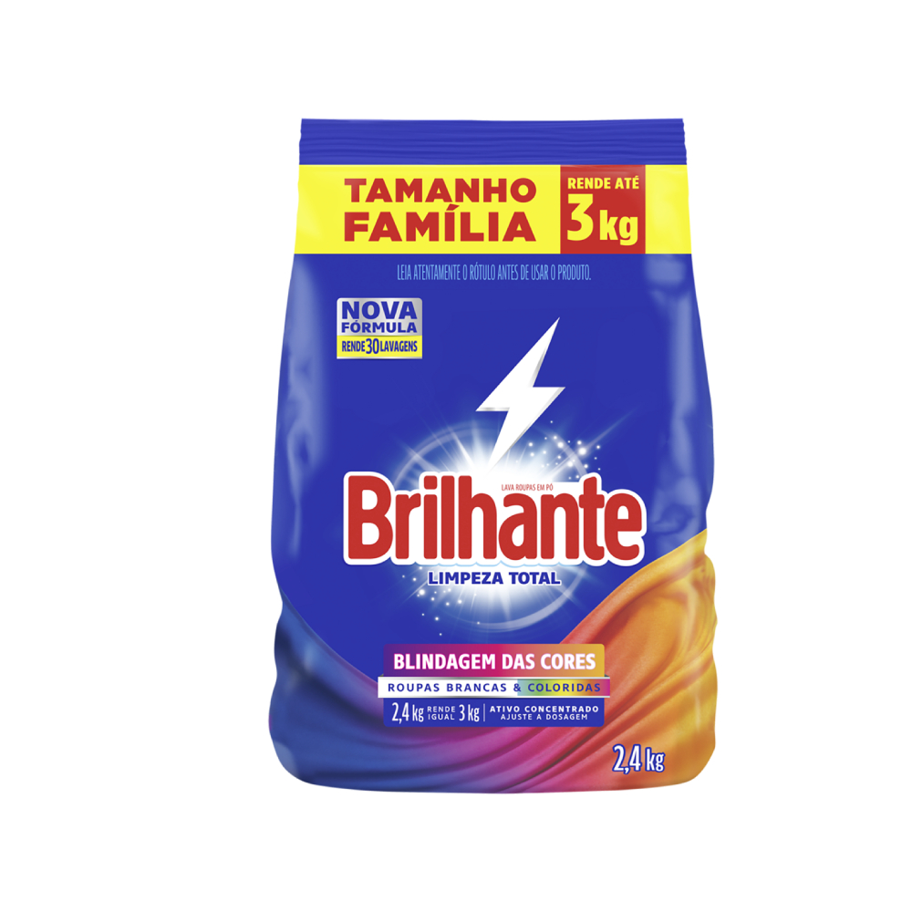 DET PO BRILHANTE 2.4KG LIM TOT TAM FAMIL
