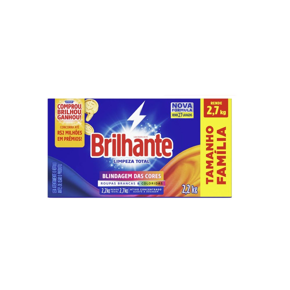 DET PO BRILHANTE 2,2KG LIMP TOTAL TAM FA