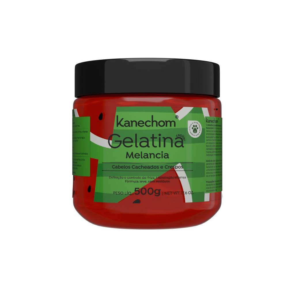 GELATINA CAPILAR KANECHOM 500G MELANCIA