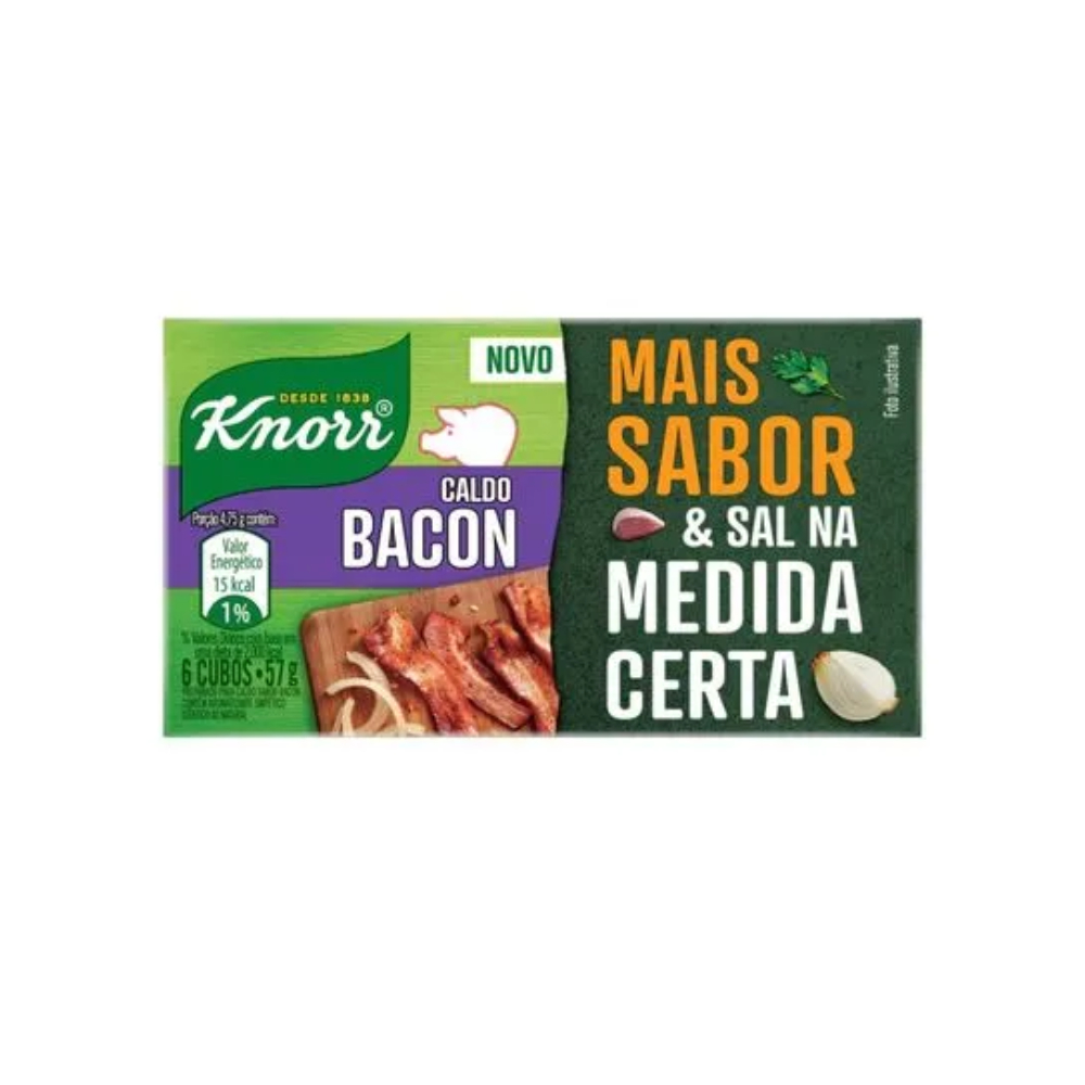 CALDO KNORR 57G BACON PURO CALDO BRASIL