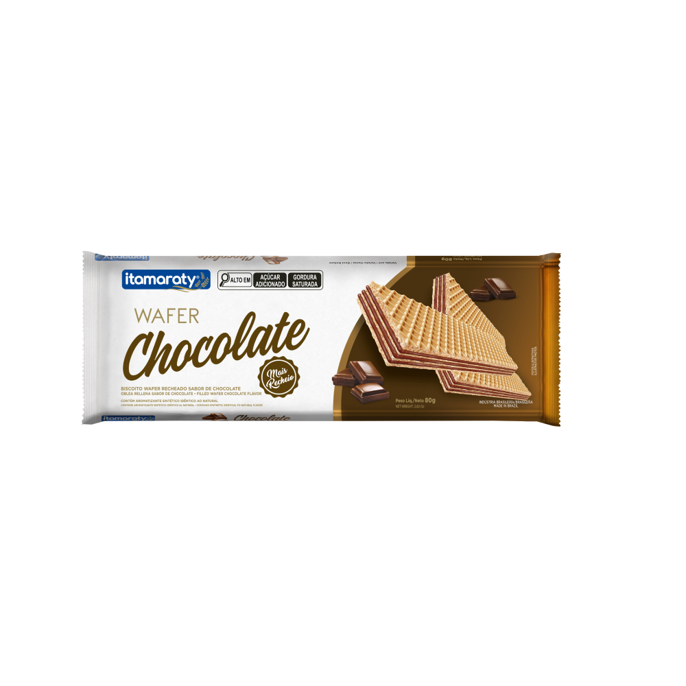 BISC WAFER ITAMARATY 80G CHOCOLATE