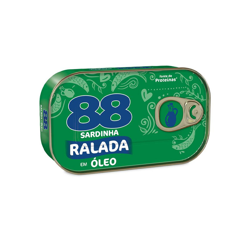 SARDINHA 88 110G RALADA EM OLEO COMESTIV