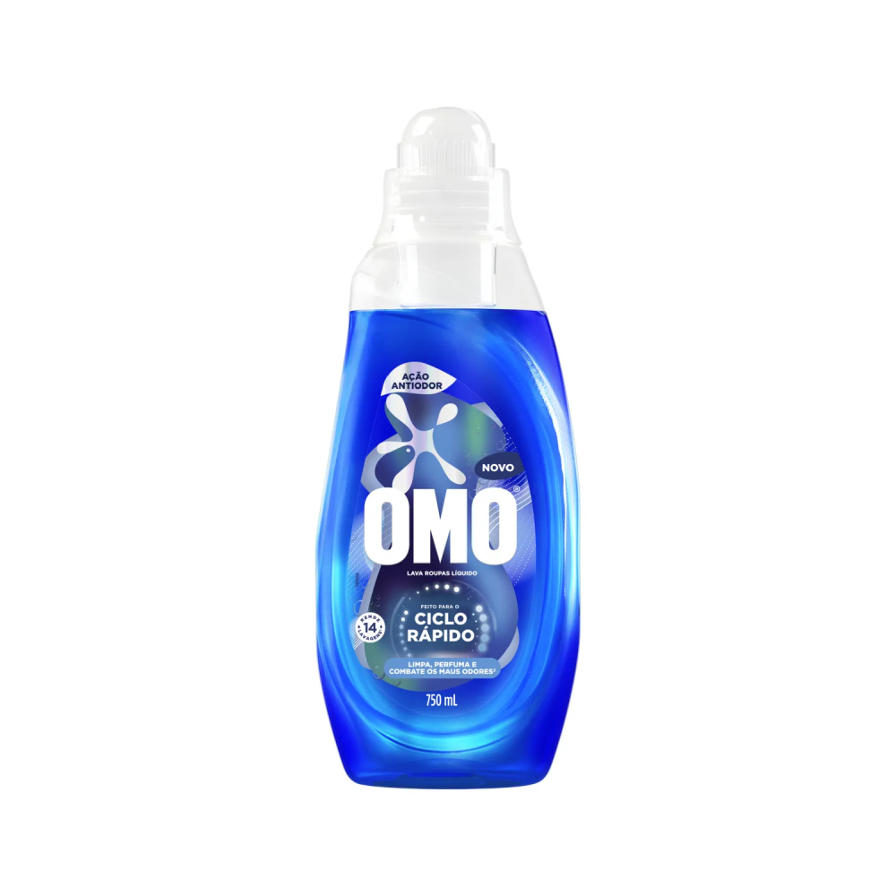 LR LIQ OMO 750ML CICLO RAPIDO ANTIODOR