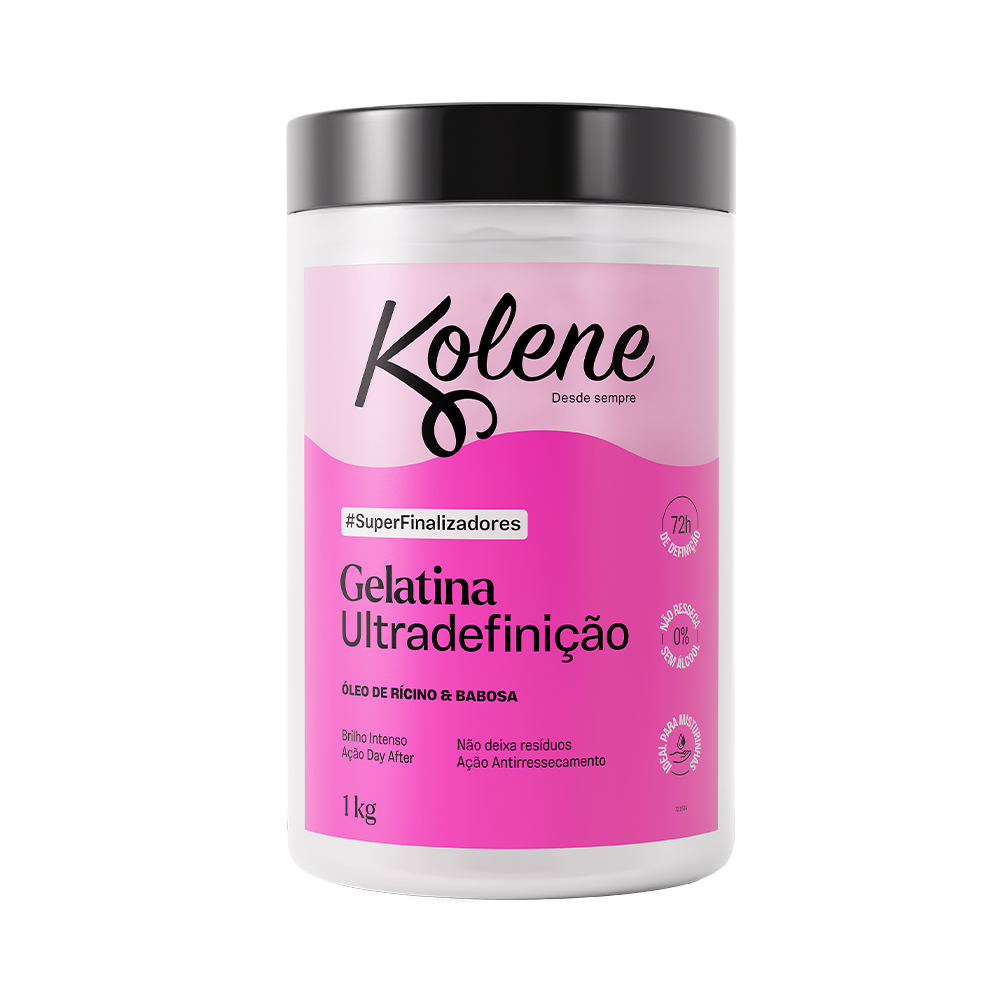 GELATINA KOLENE 1KG MODELADOR SUP ROSA
