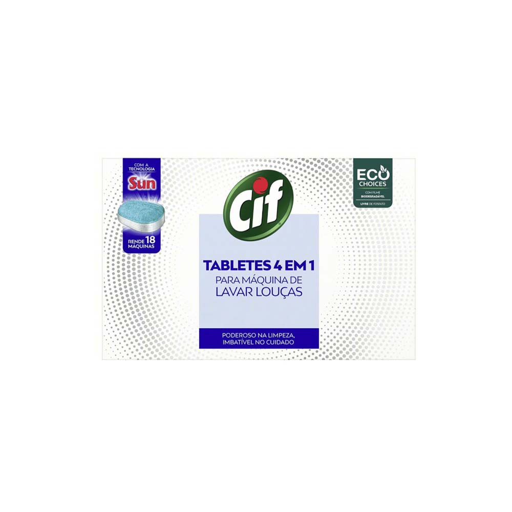 DET TABLETE CIF 315G MAQ LAVAR LOUCAS