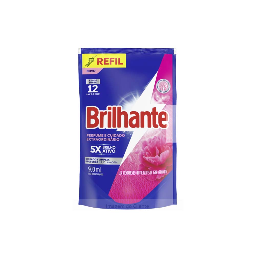 LAVA ROUPAS LIQ BRILHANTE 900ML EXTRAORD