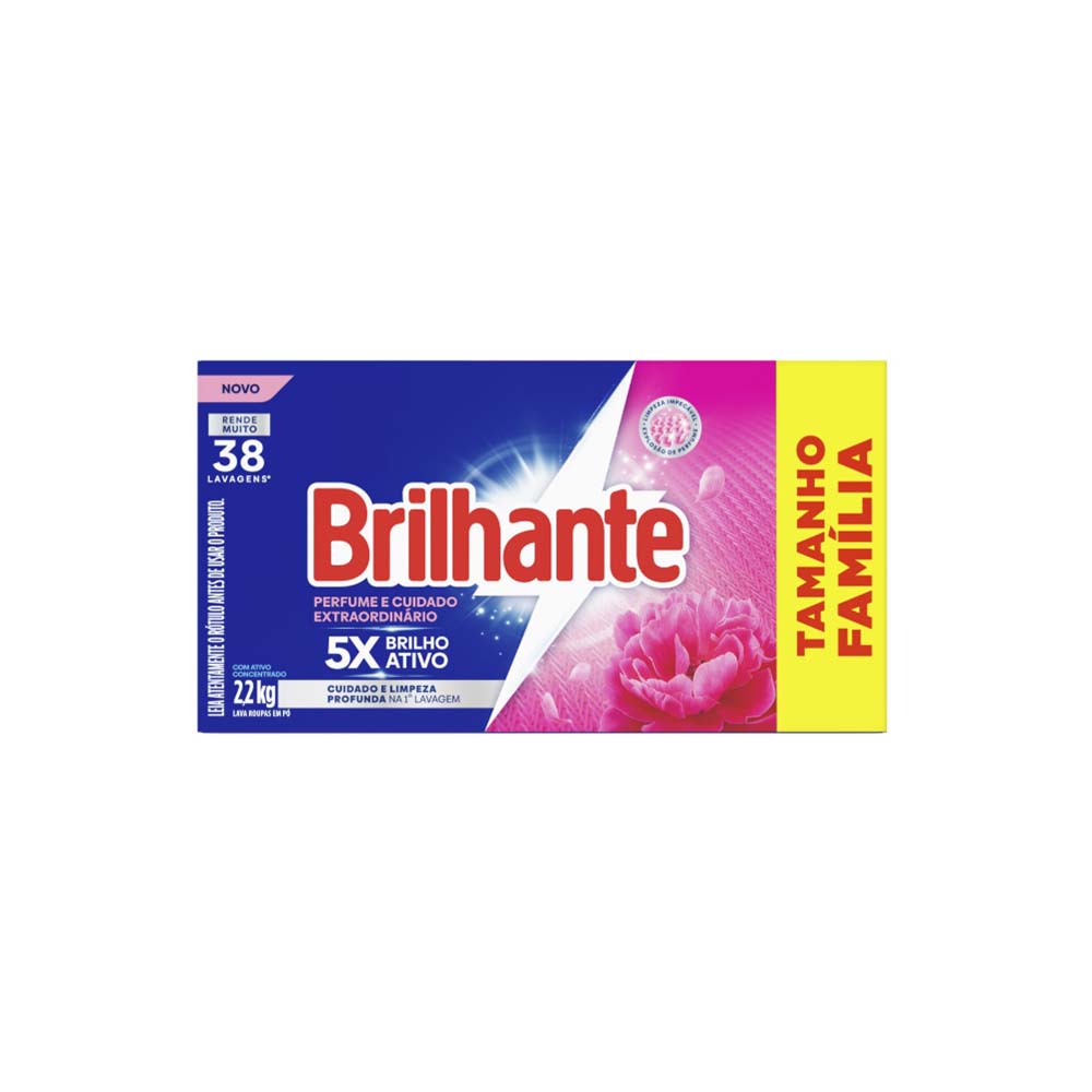 DET PO BRILHANTE 2,2KG CUIDADO EXTRAORD