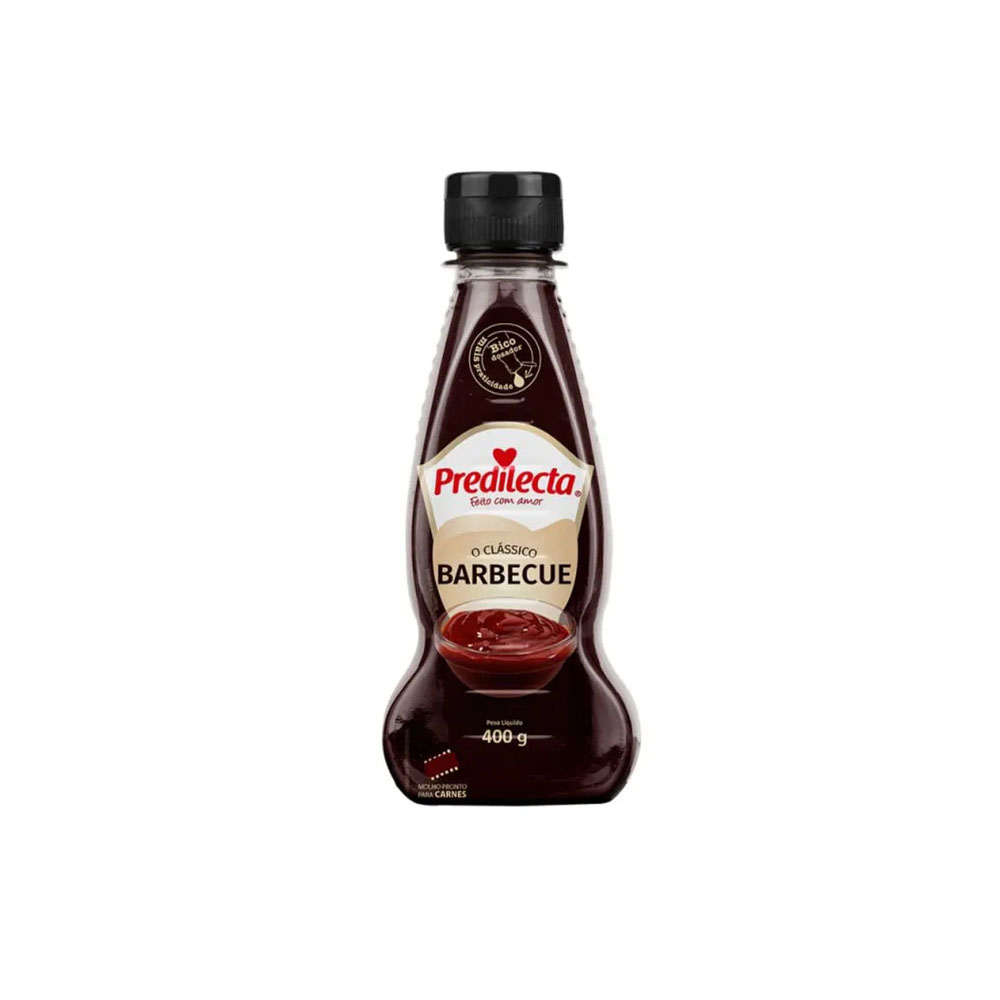MOLHO BARBECUE PREDILECTA 400G BISNAGA