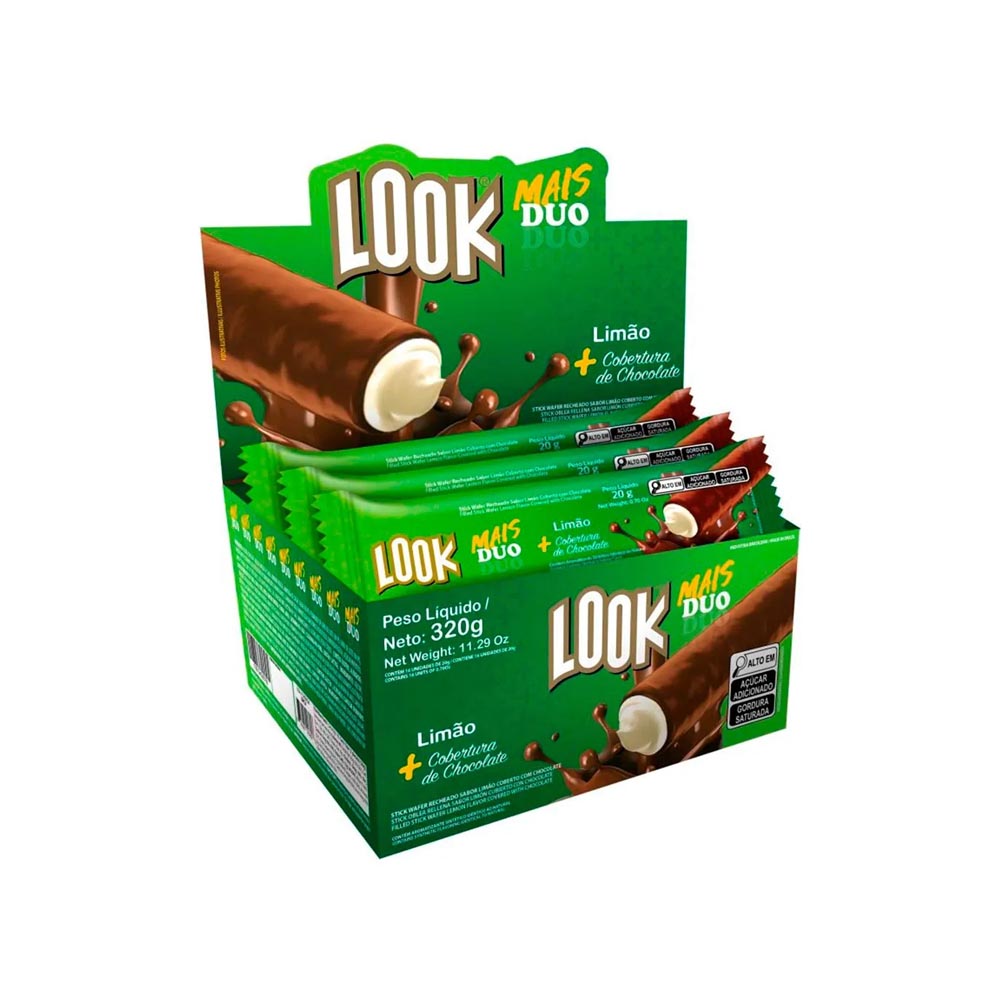 BISC LOOK MAIS WAFER DUO 20G LIMAO