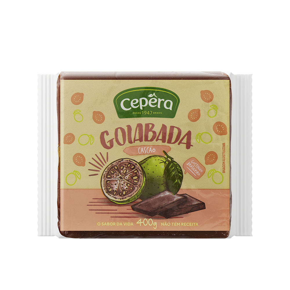 DOCE GOIABADA CEPERA 400G CASCAO