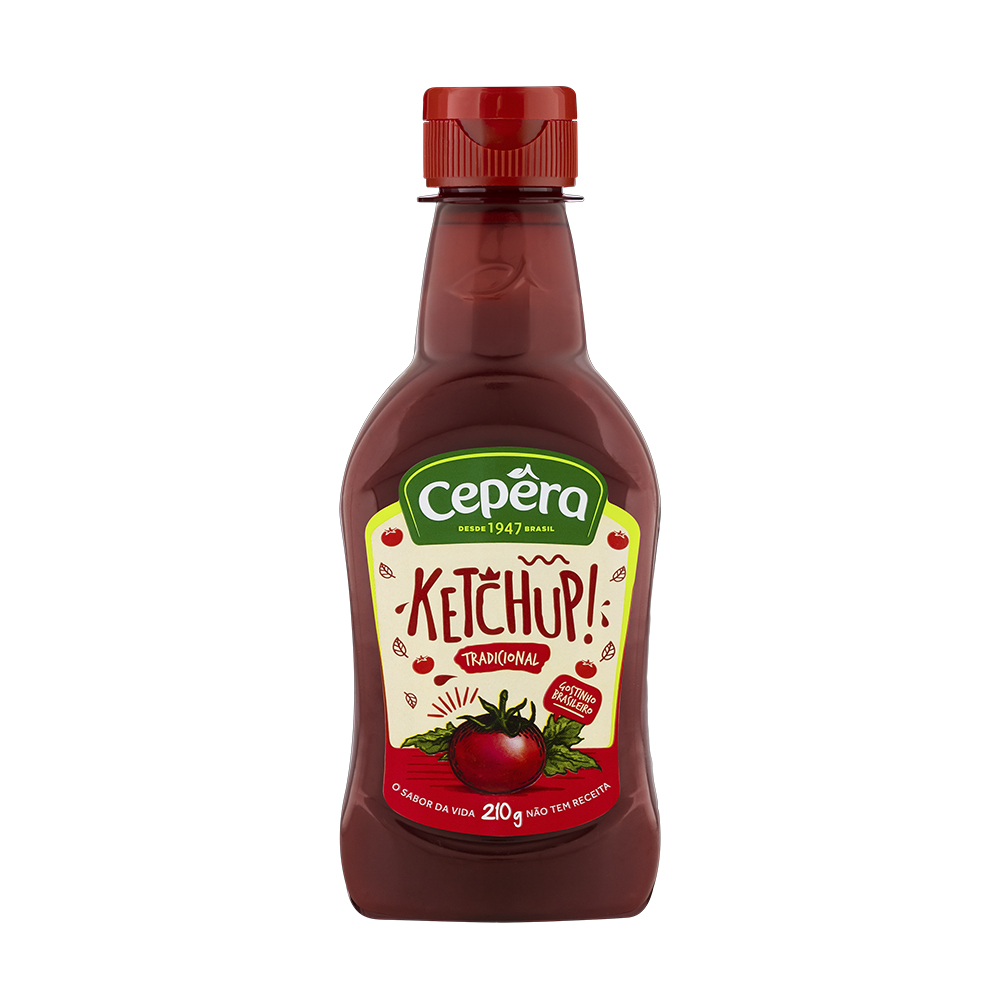 KETCHUP CEPERA 210G TRAD SQUEEZE