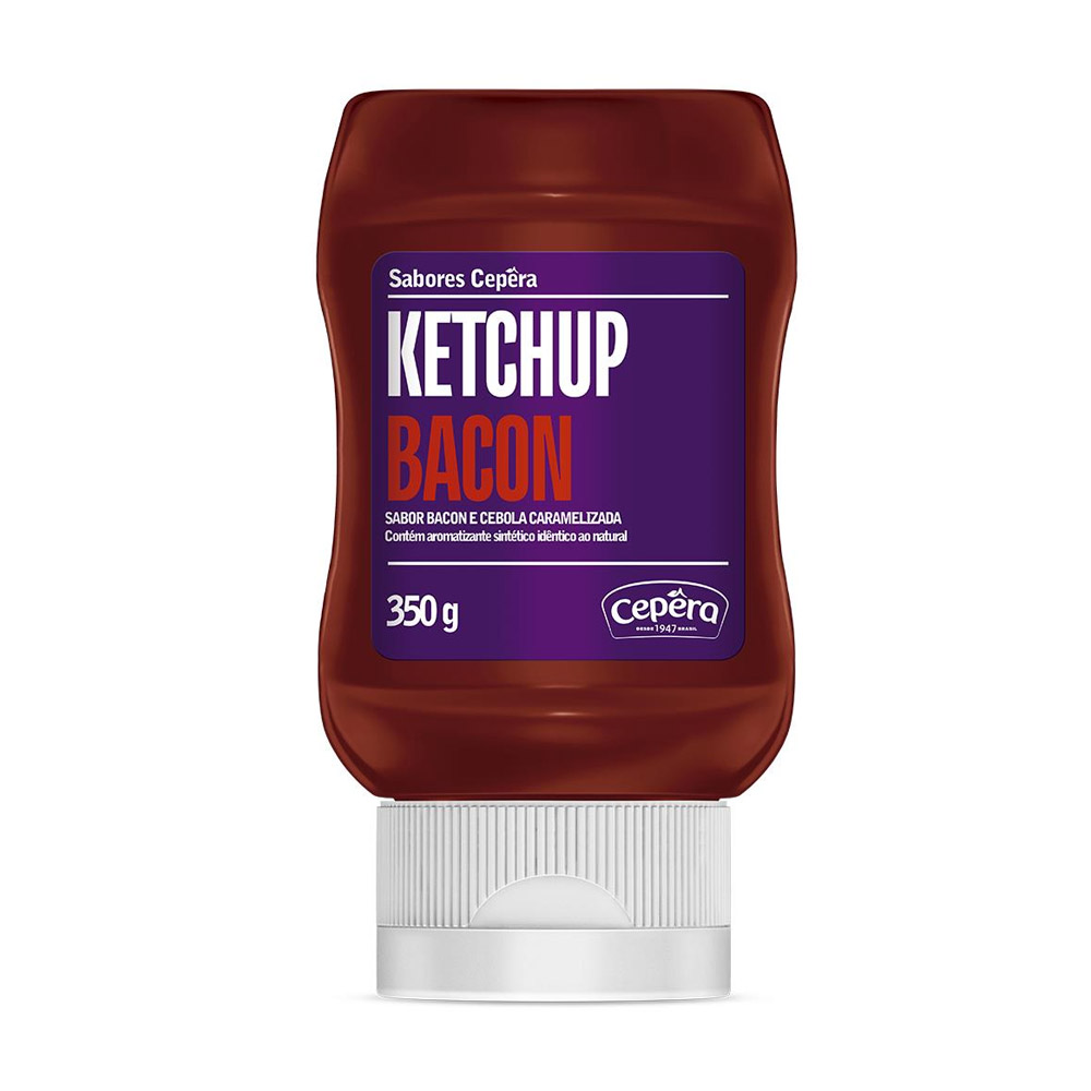 KETCHUP CEPERA 350G BACON CEBOL CARAM SQ