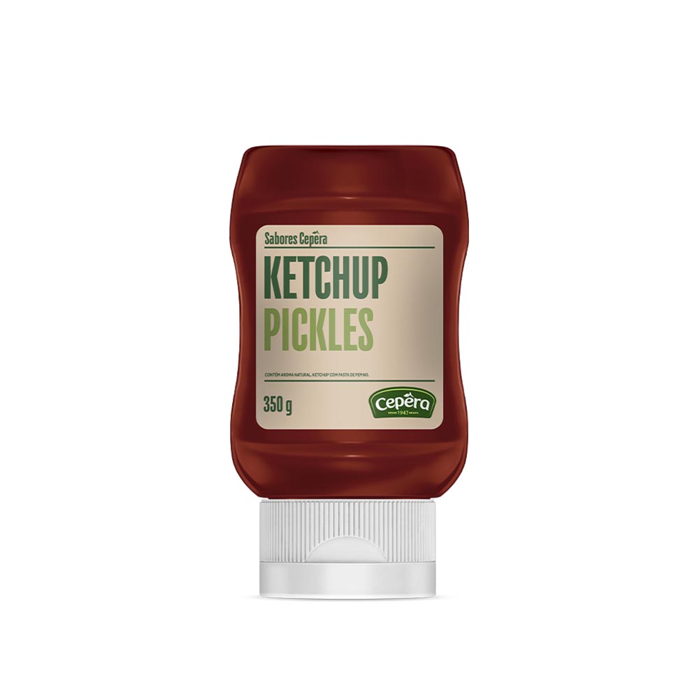 KETCHUP CEPERA 350G PICKLES SABORES