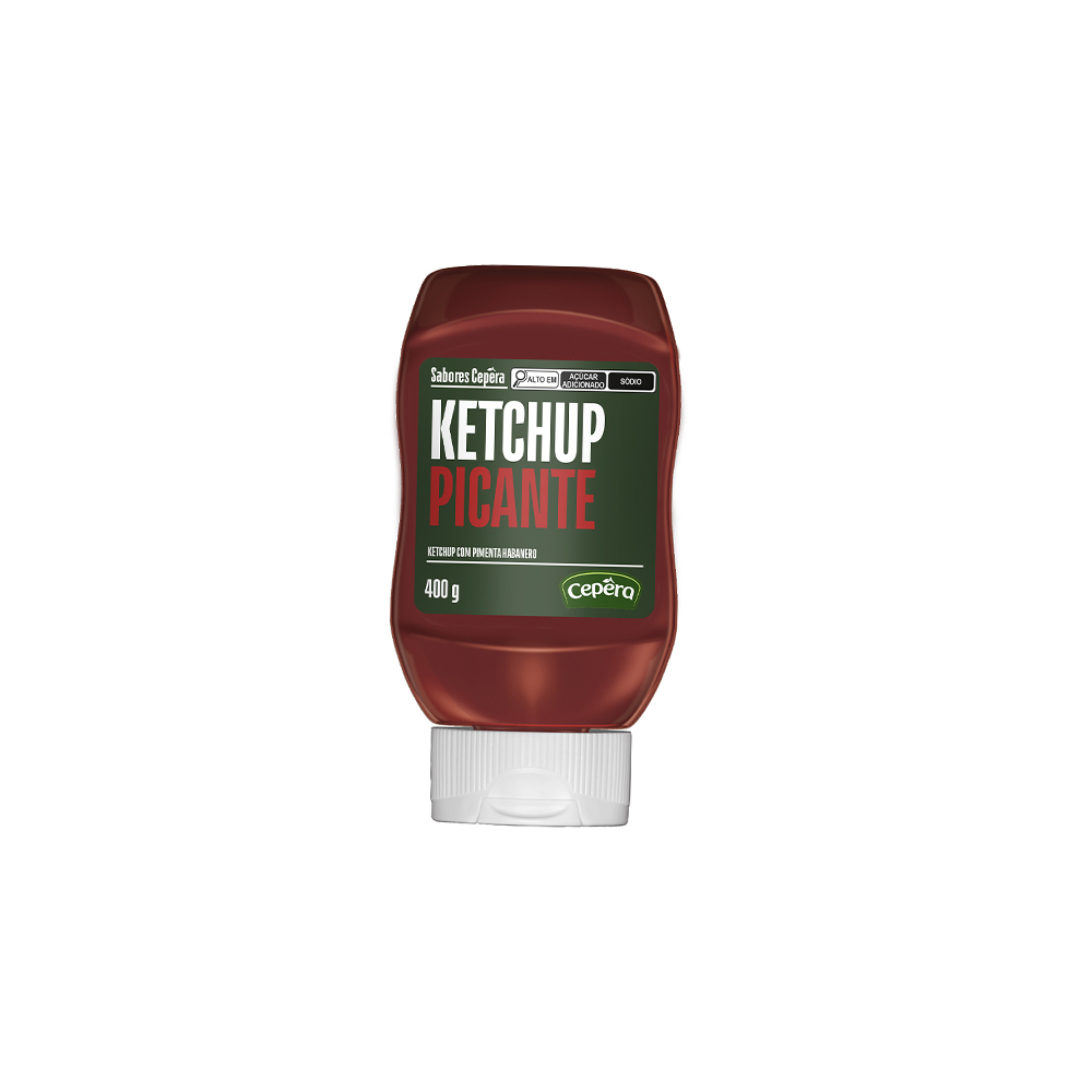 KETCHUP CEPERA 400G PIMENTA HABANERO SQ