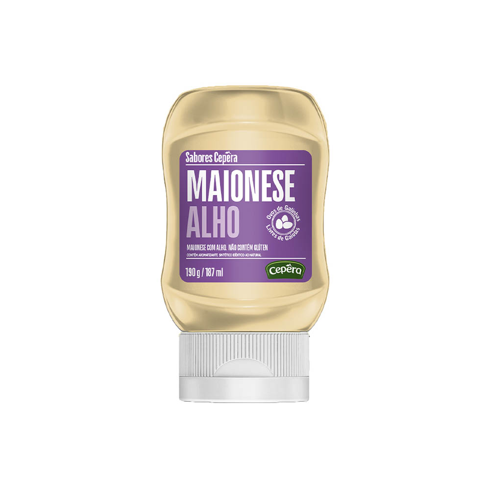 MAIONESE CEPERA 190G ALHO SQUEEZE