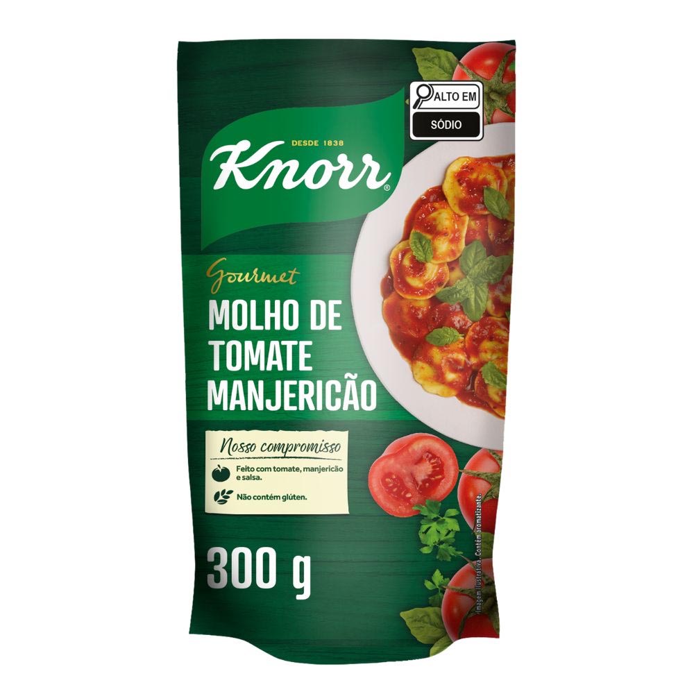 MOLHO DE TOMATE MANJERICAO KNORR