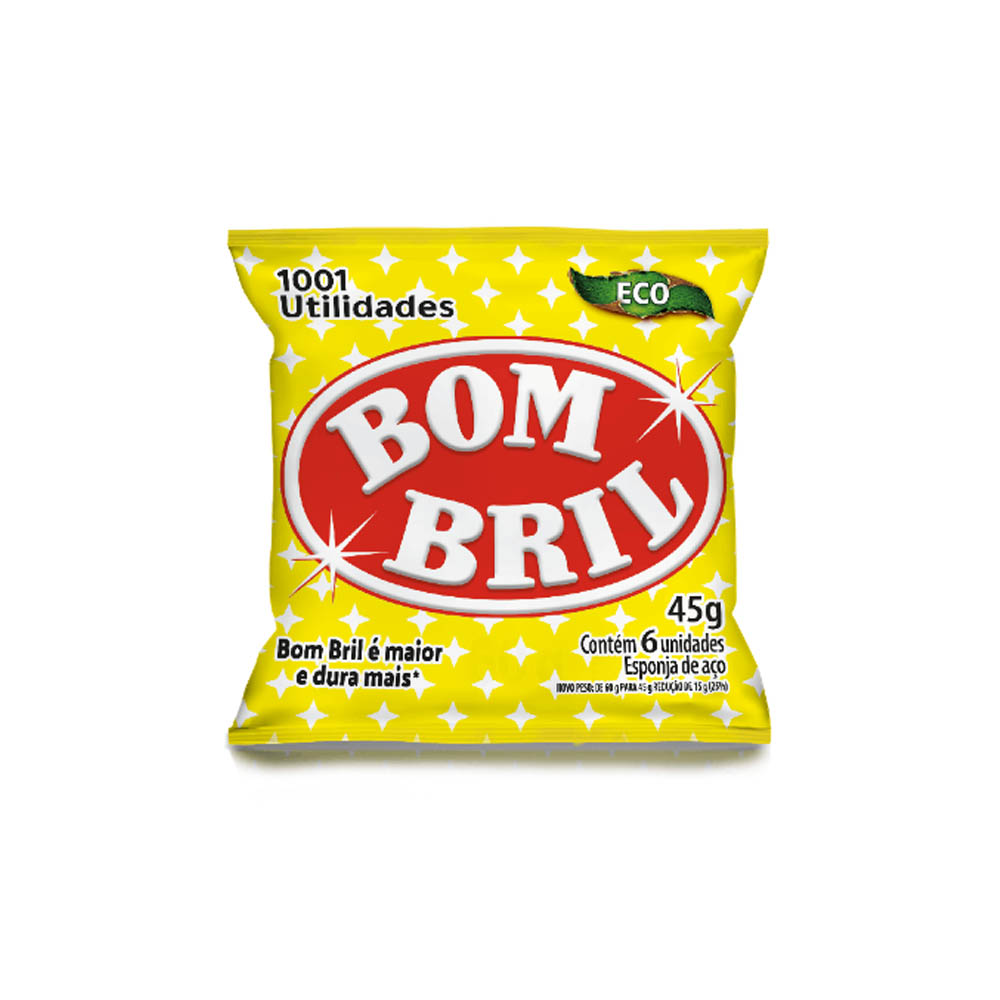 LA DE ACO BOMBRIL ECO C/6UN