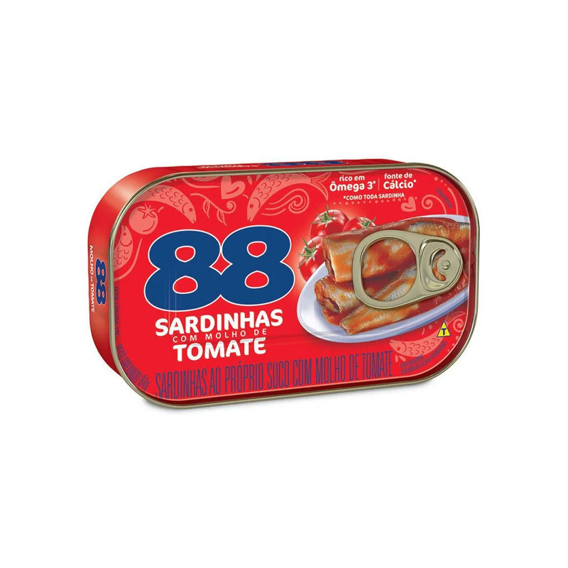 SARDINHA 88 110G RALADA EM MOLHO DE TOM