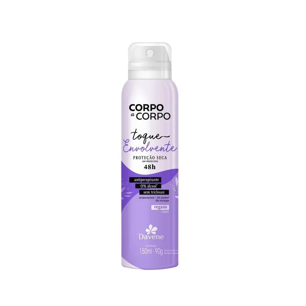 DESODORANTE AERO CORPO A CORPO DAVENE 150ML ENVOLVENTE