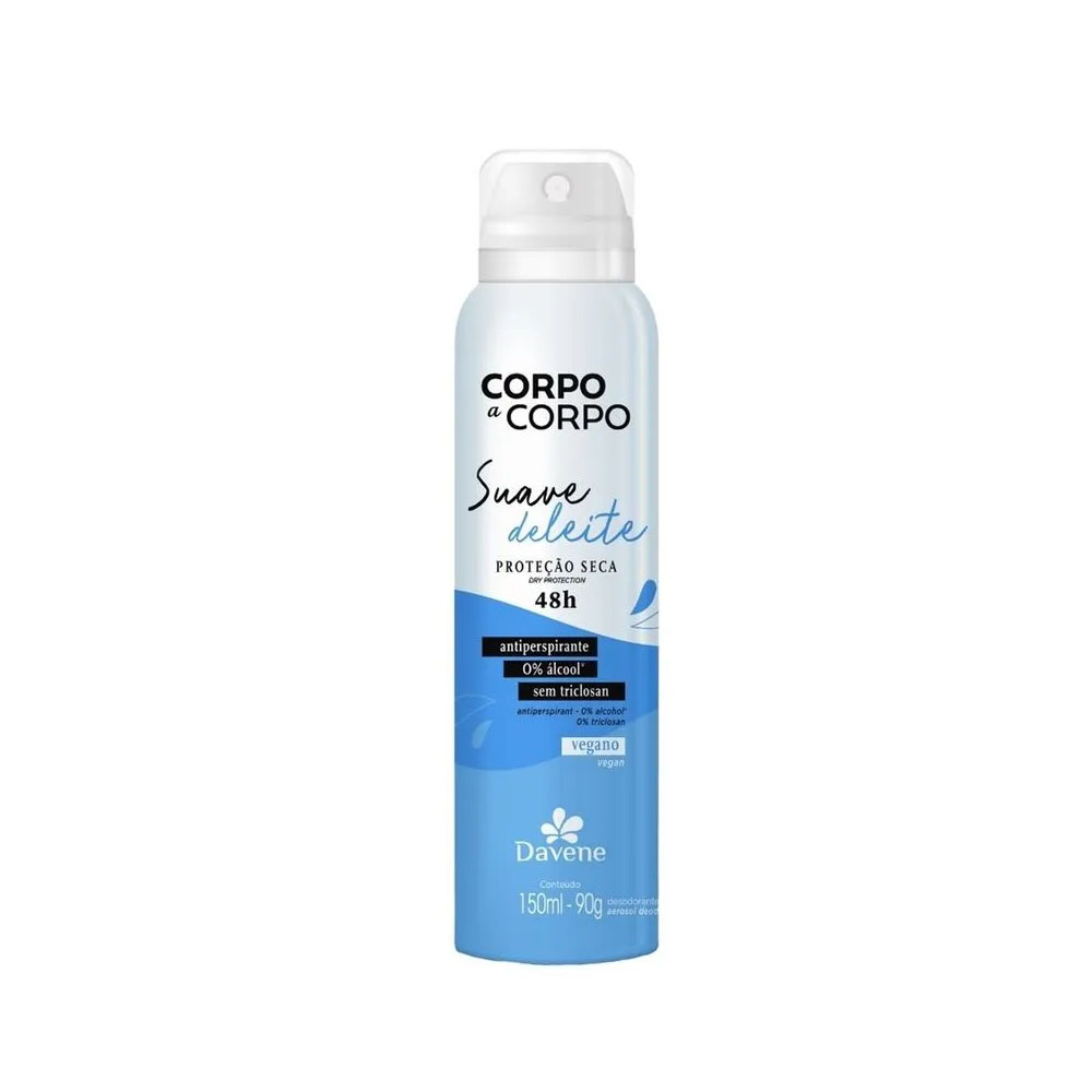 DESODORANTE AERO CORPO A CORPO DAVENE 150ML SUAVE