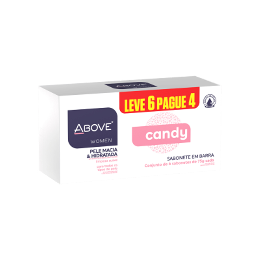 SABONETE ABOVE 75G CANDY LEVE 6 PAGUE 4