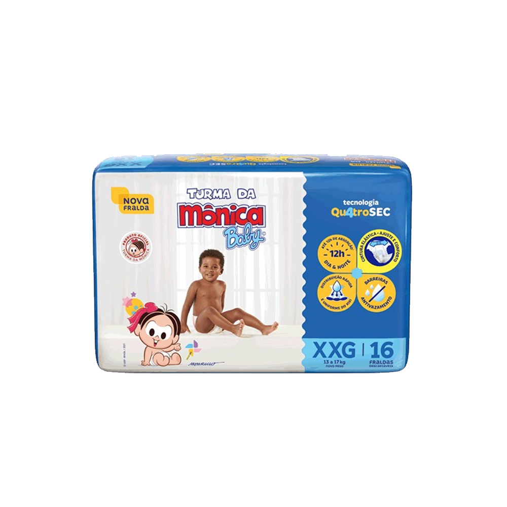 FR DES TURMA DA MÔNICA JUMBO XXG 16UN