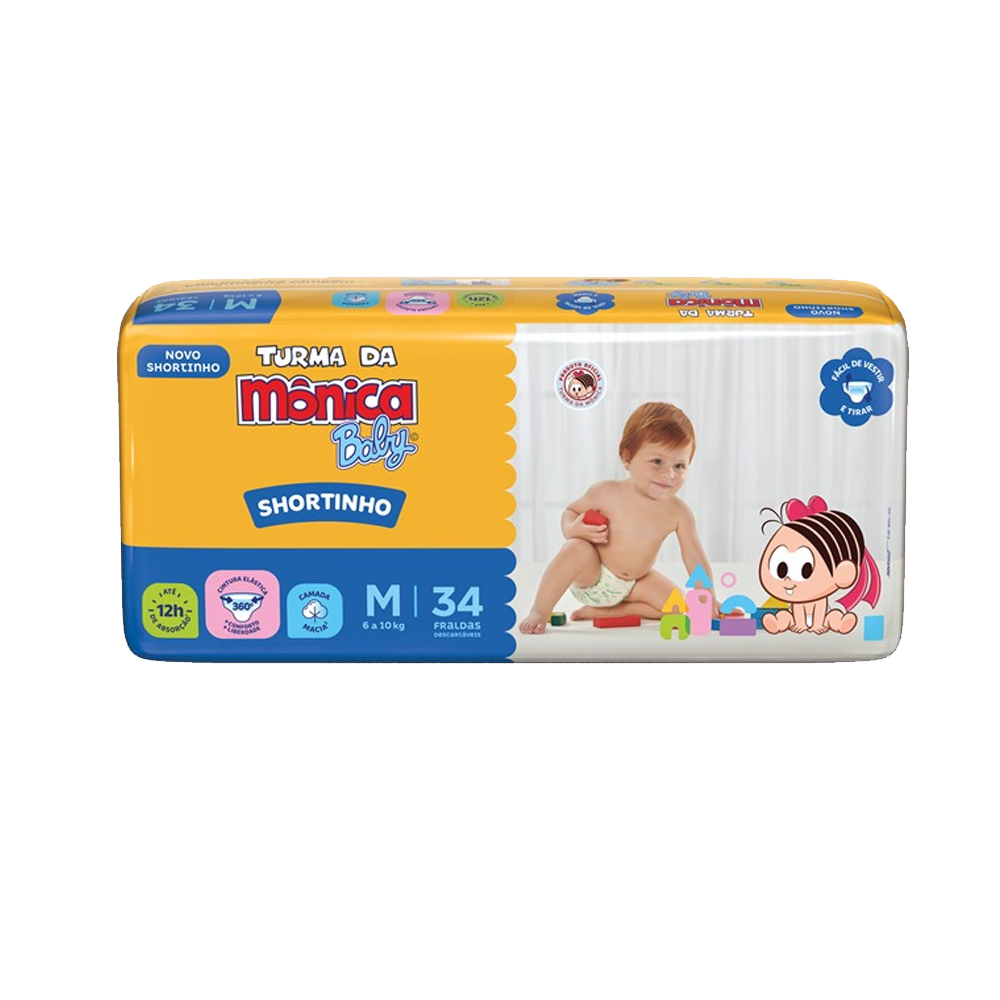 FR DES TURMA DA MÔNICA SHORT JUMBO M 34UN