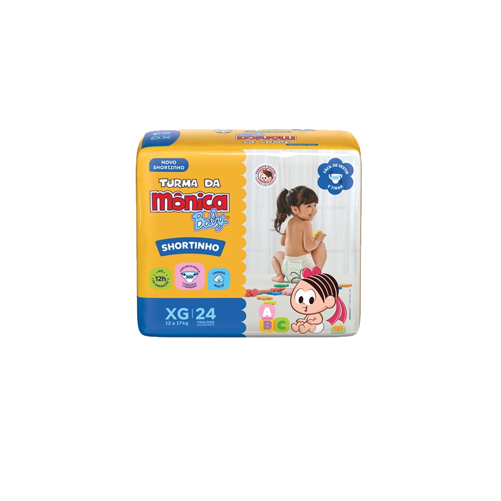 FR DES TURMA DA MÔNICA SHORT JUMBO XG 24UN