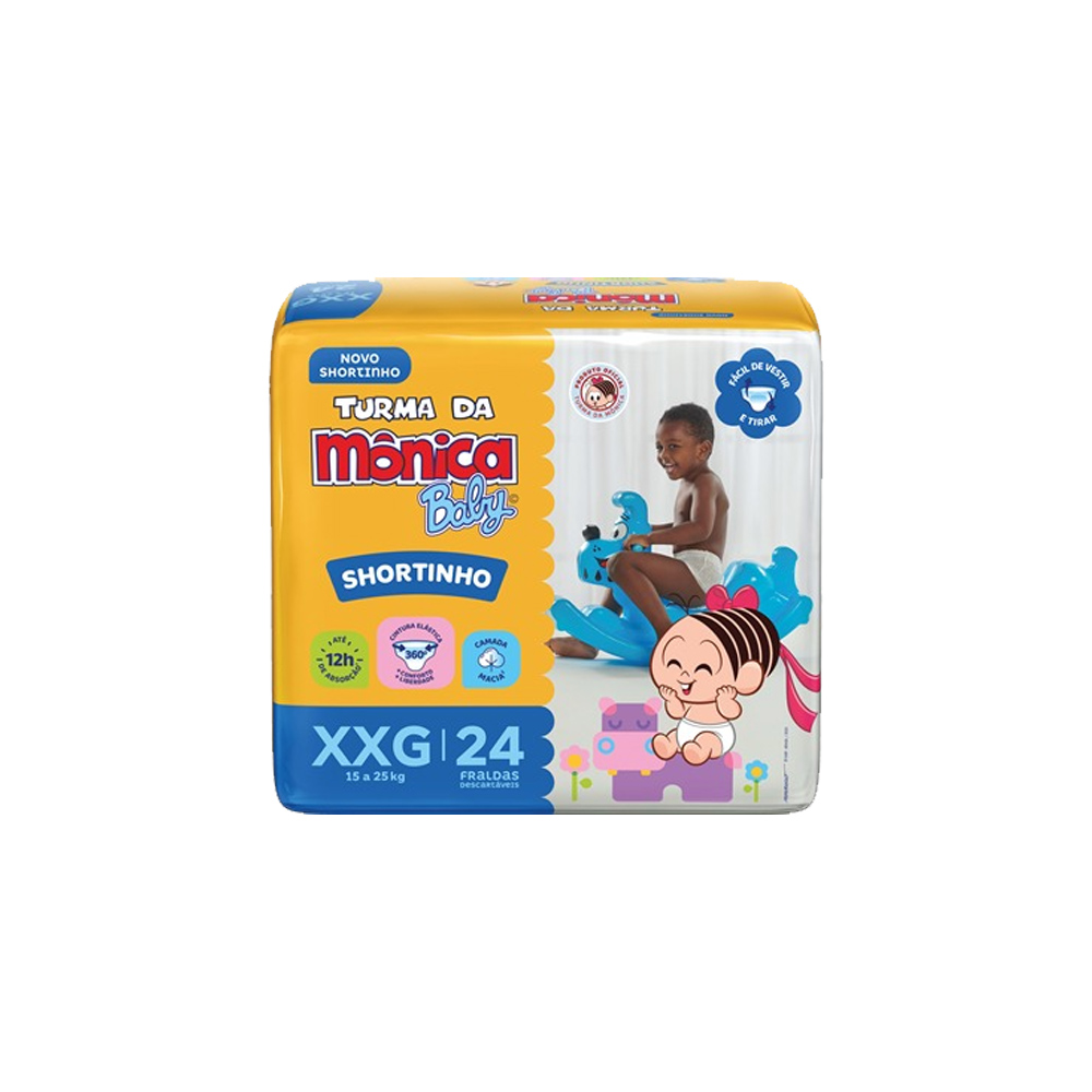 FR DES TURMA DA MÔNICA SHORT JUMBO XXG 18UN