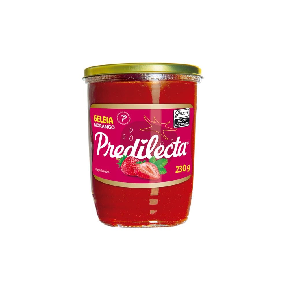 GELEIA PREDILECTA 230G MORANGO