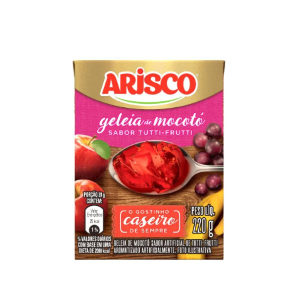GELEIA MOCOTO ARISCO 220G TUTTI-FR TP