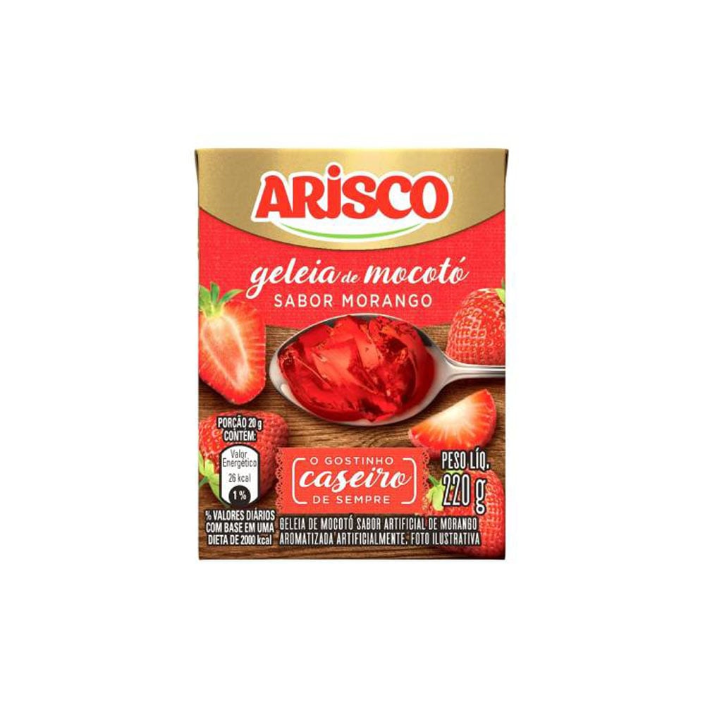 GELEIA MOCOTO ARISCO 220G MORANGO TP