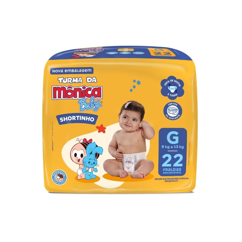 FR DES TURMA DA MÔNICA SHORT JUMBO G 22UN